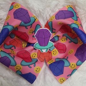 Ring pops jumbo hair bow